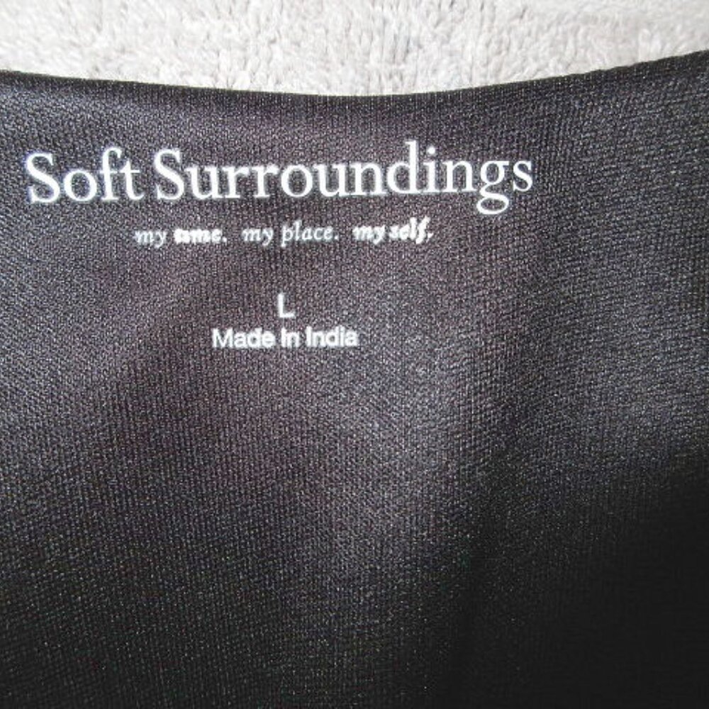 Soft Surroundings Patchwork Tunic Dress Size L Be… - image 5